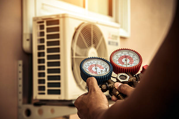 Professional Hvac technician working in Walnut Cove, NC